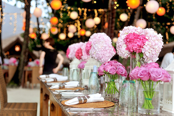 Wedding florists hr